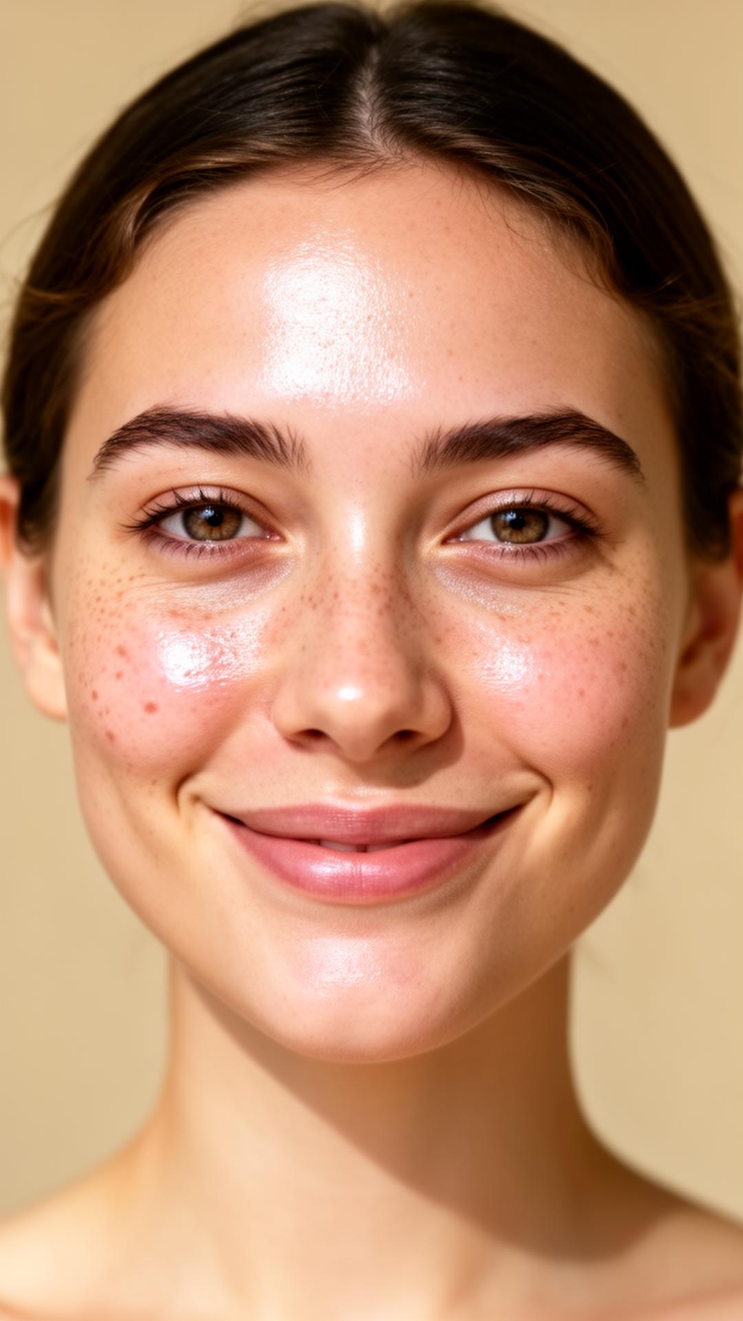 Before and after acne treatment — after